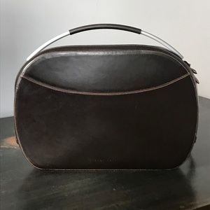 Steven Harkin modernist circular Dark Brown Shoulder Bag